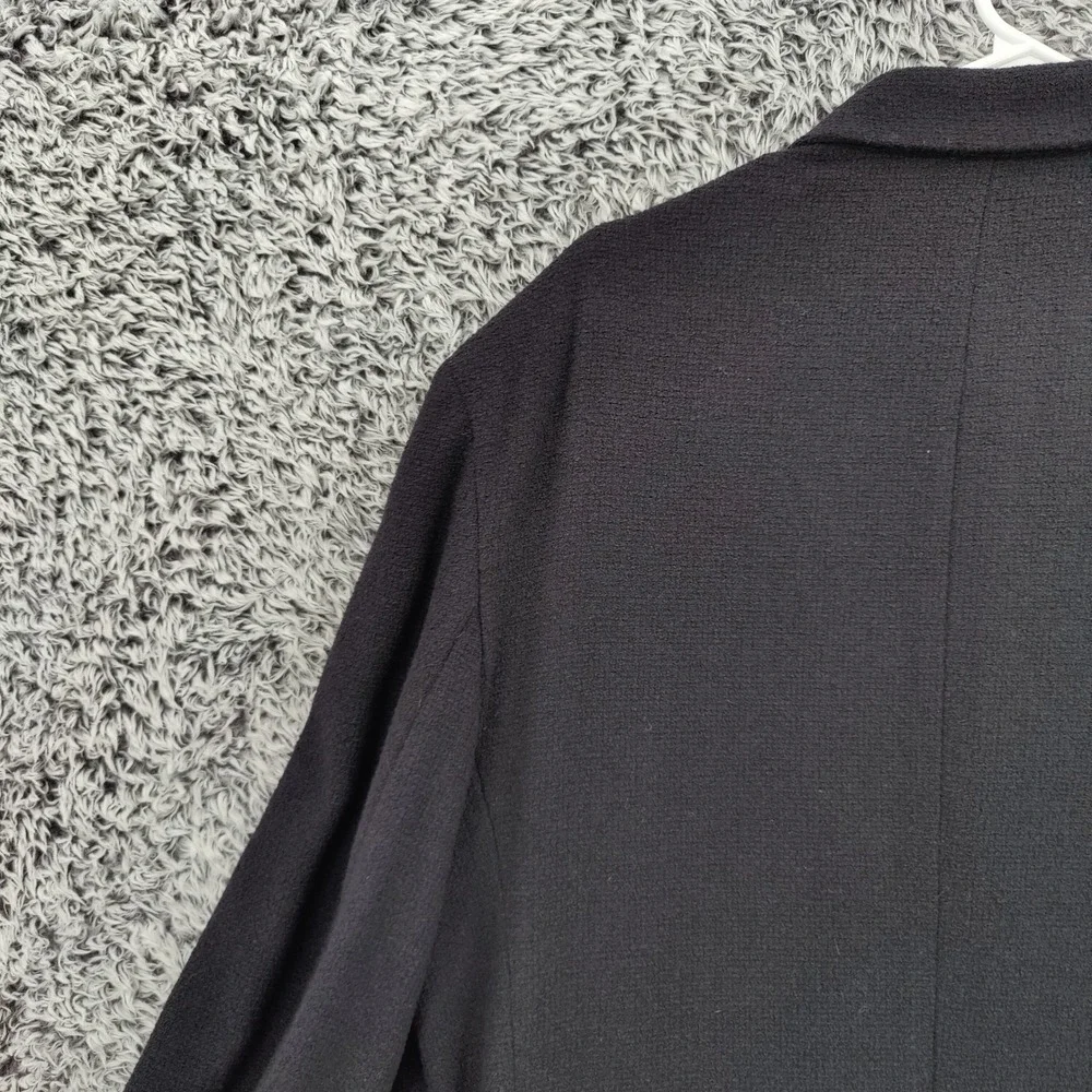 Le Collezioni Mens Dark Academia Old Money Wool Blazer L Jacket Black Italian